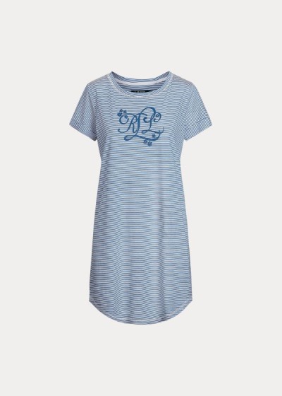 T Shirt Ralph Lauren Logo Algodão-Blend Mulher 43962-BGDN